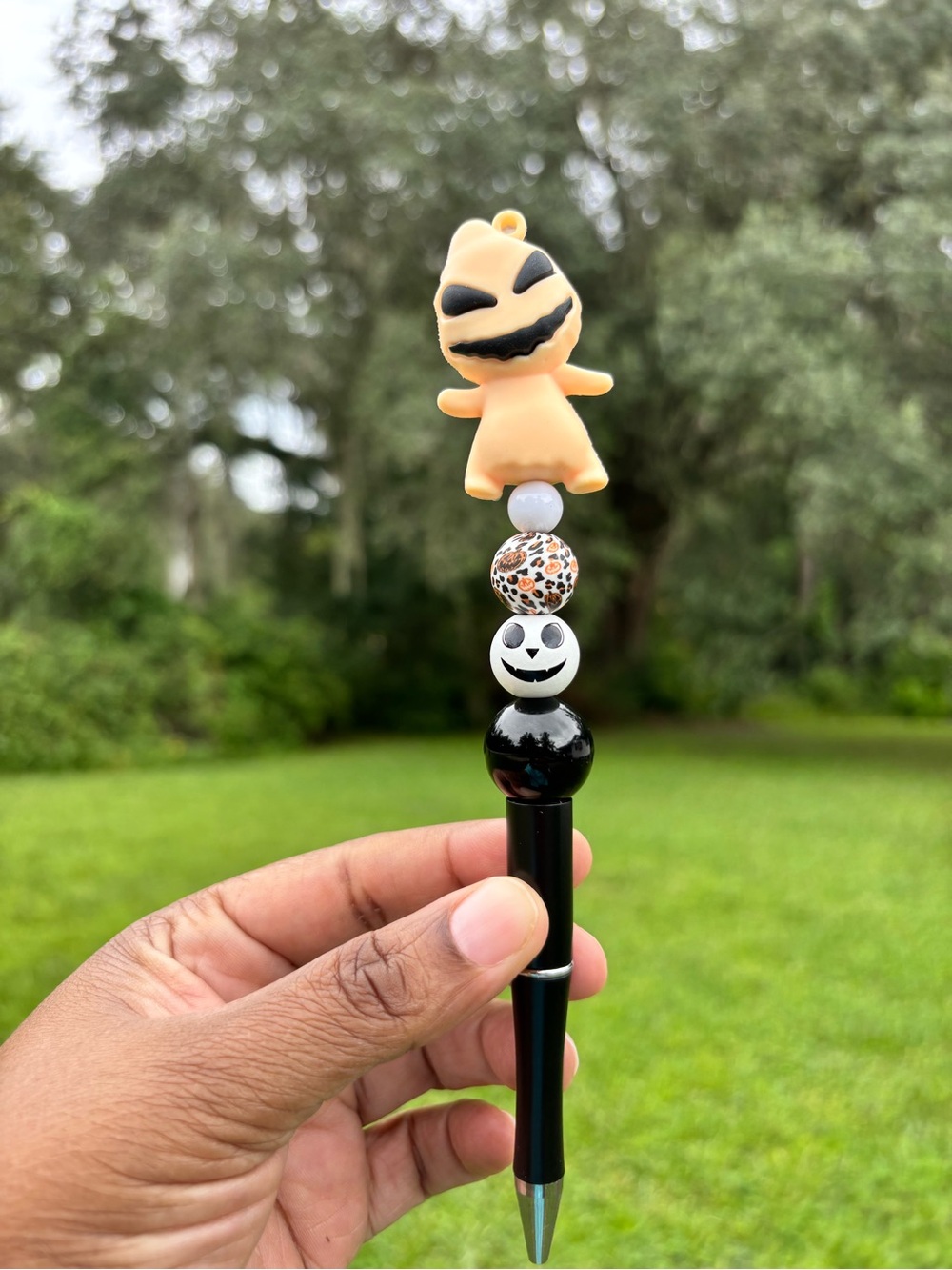 Halloween Character Pen - Orange & Black